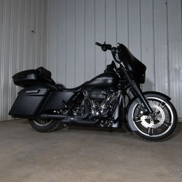 Hogworkz Unpainted 4" Dual Cut Stretched Saddlebags for Harley® Touring '14-'22