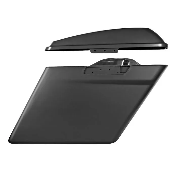 Hogworkz Unpainted 4" Dual Cut Stretched Saddlebags for Harley® Touring '14-'22
