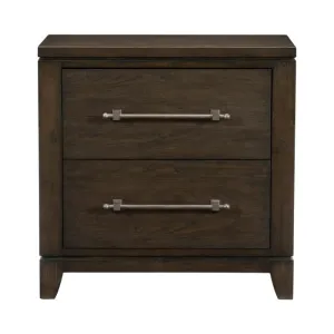 Homelegance Griggs Nightstand in Dark Brown 1669-4