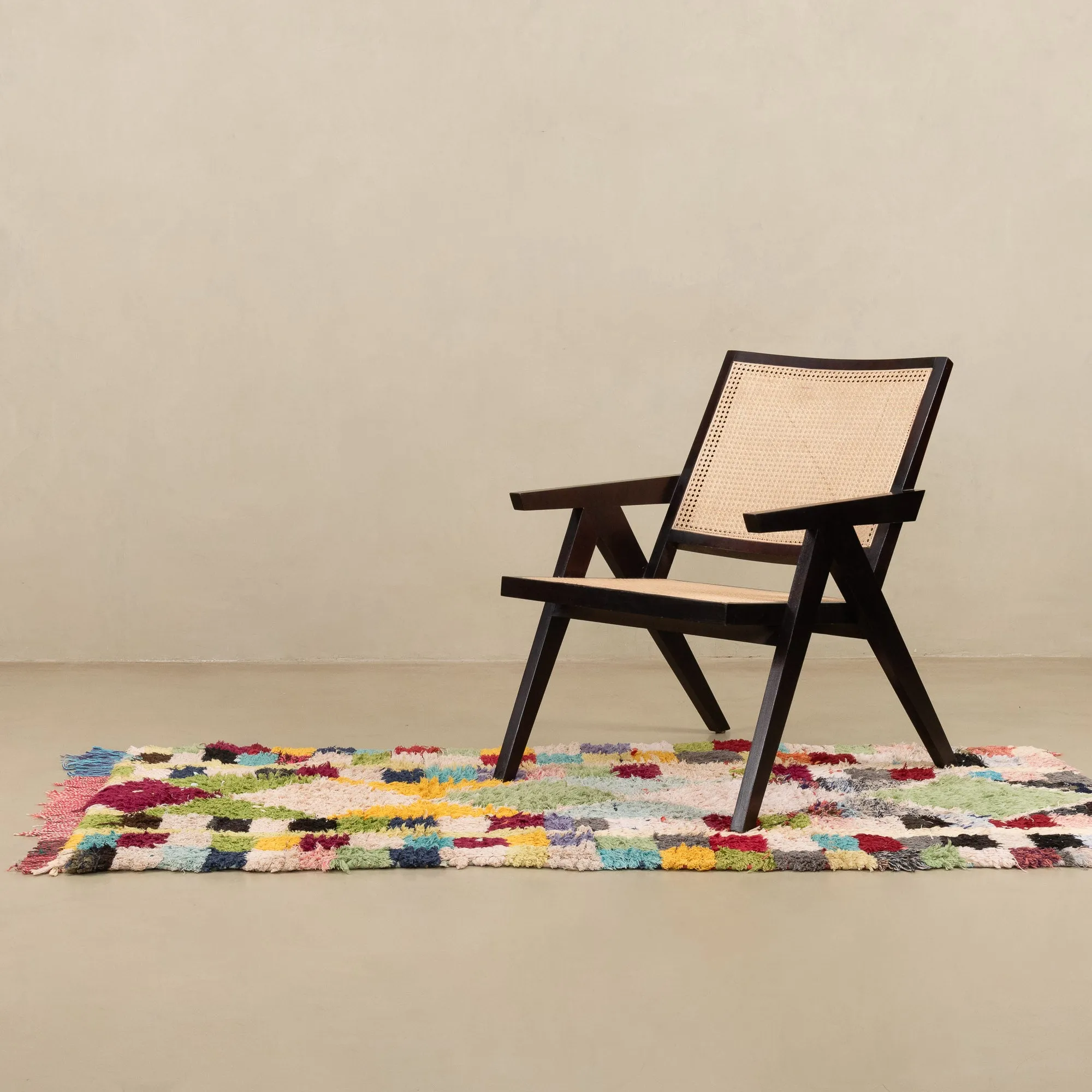 Inas - vintage boucherouite rug