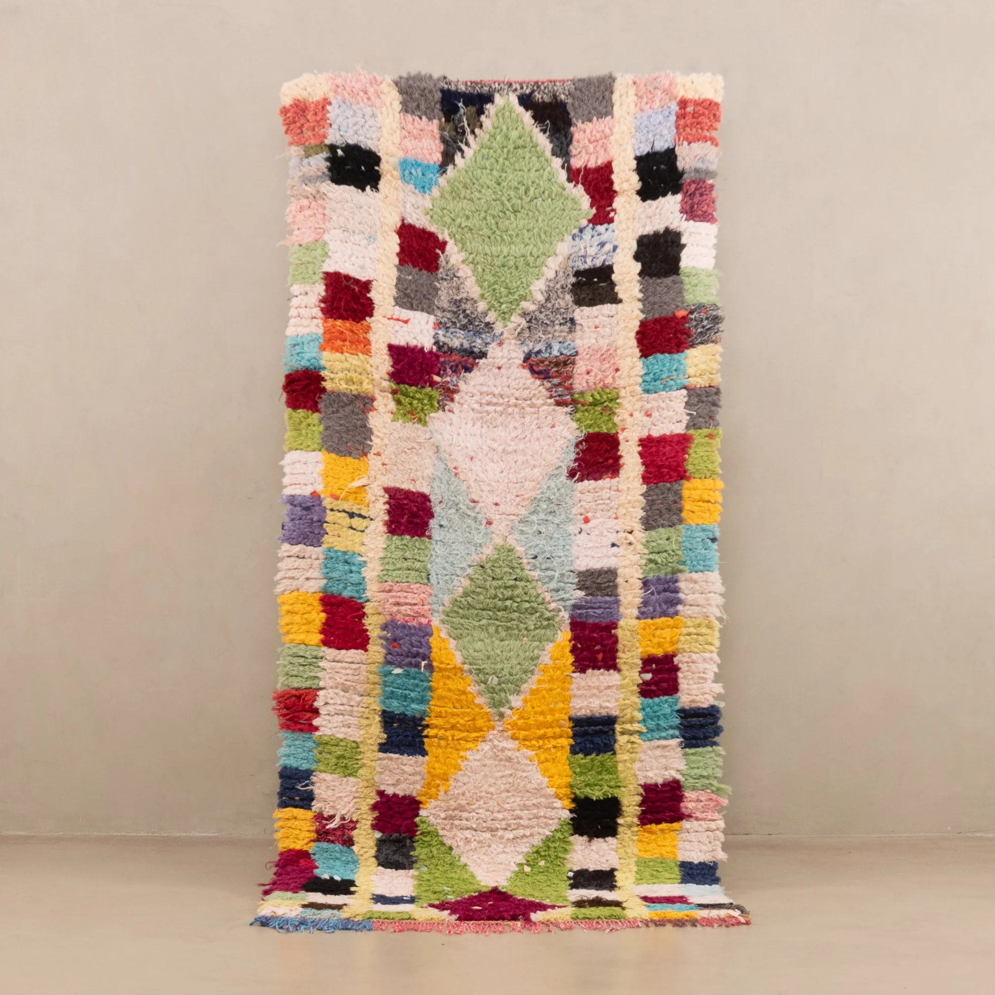 Inas - vintage boucherouite rug