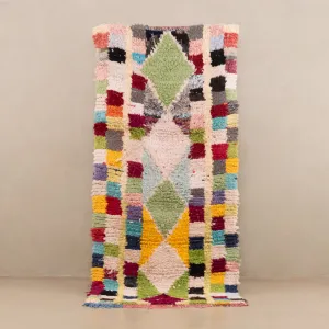 Inas - vintage boucherouite rug