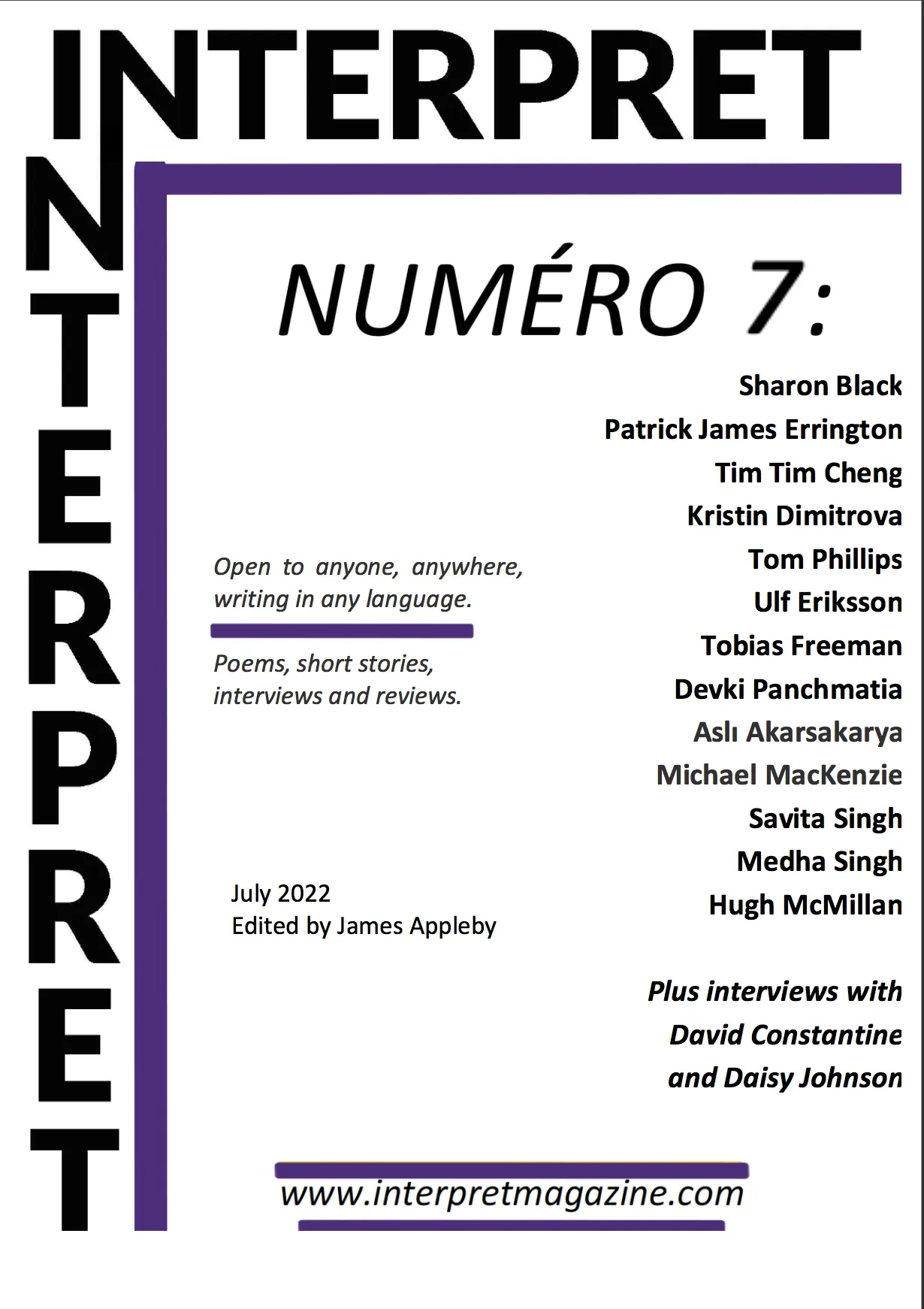 Interpret Magazine: Issue 7 Launch - Magazine   Ticket Option