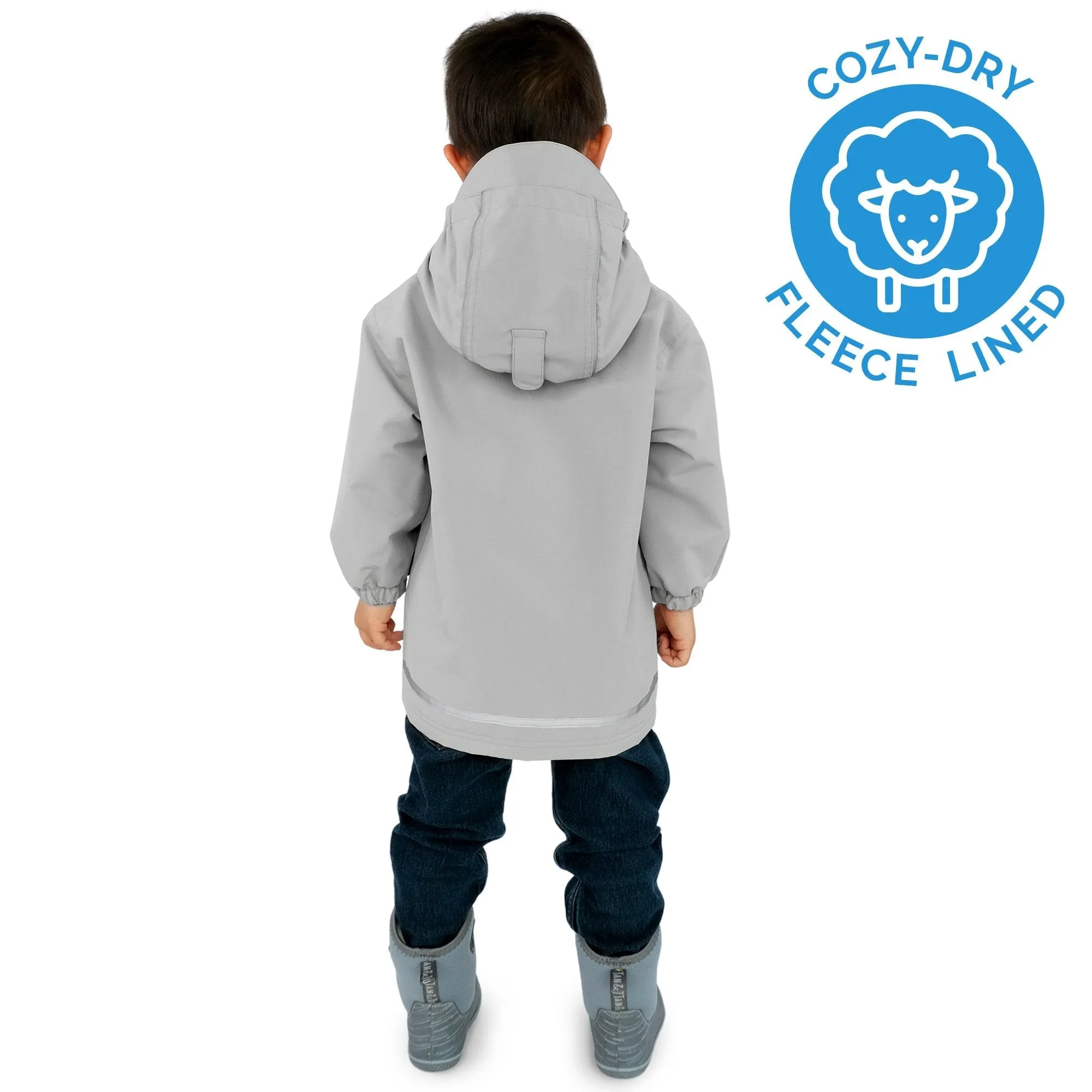 Jan & Jul Cozy-Dry Fleece Rain Jacket
