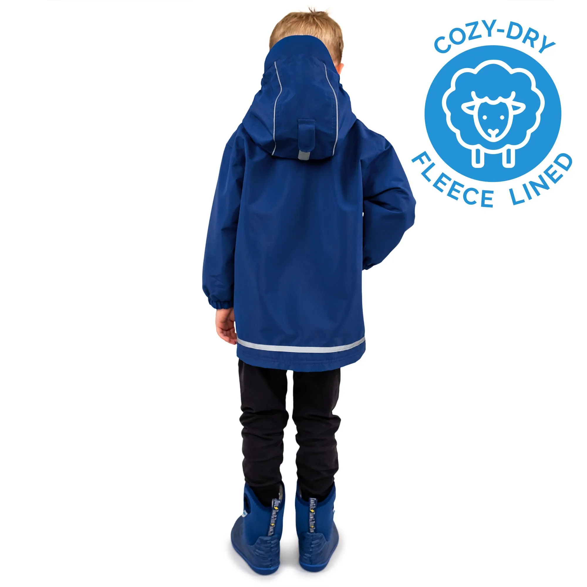 Jan & Jul Cozy-Dry Fleece Rain Jacket