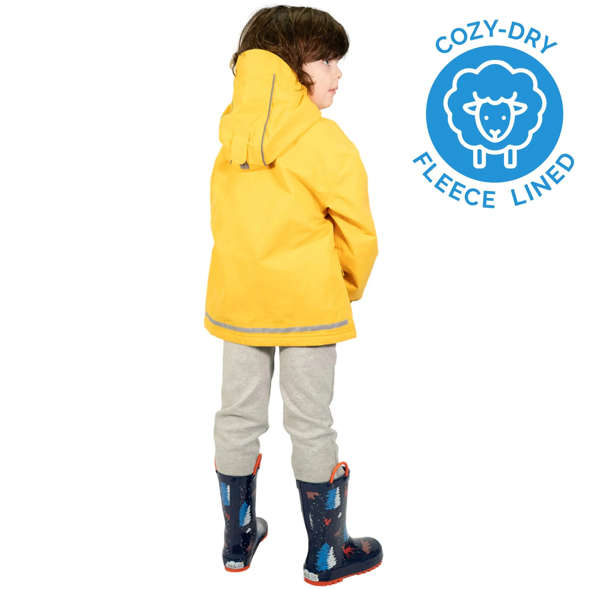 Jan & Jul Cozy-Dry Fleece Rain Jacket