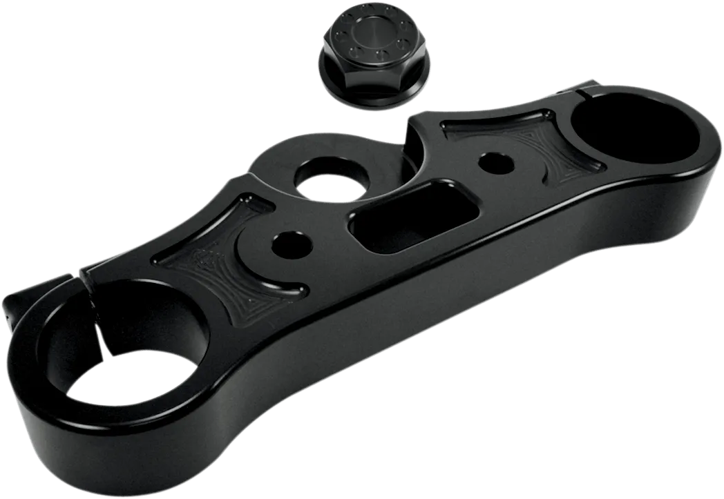 Joker Machine 10-330B Dyna Upper Triple Tree - Black Anodized