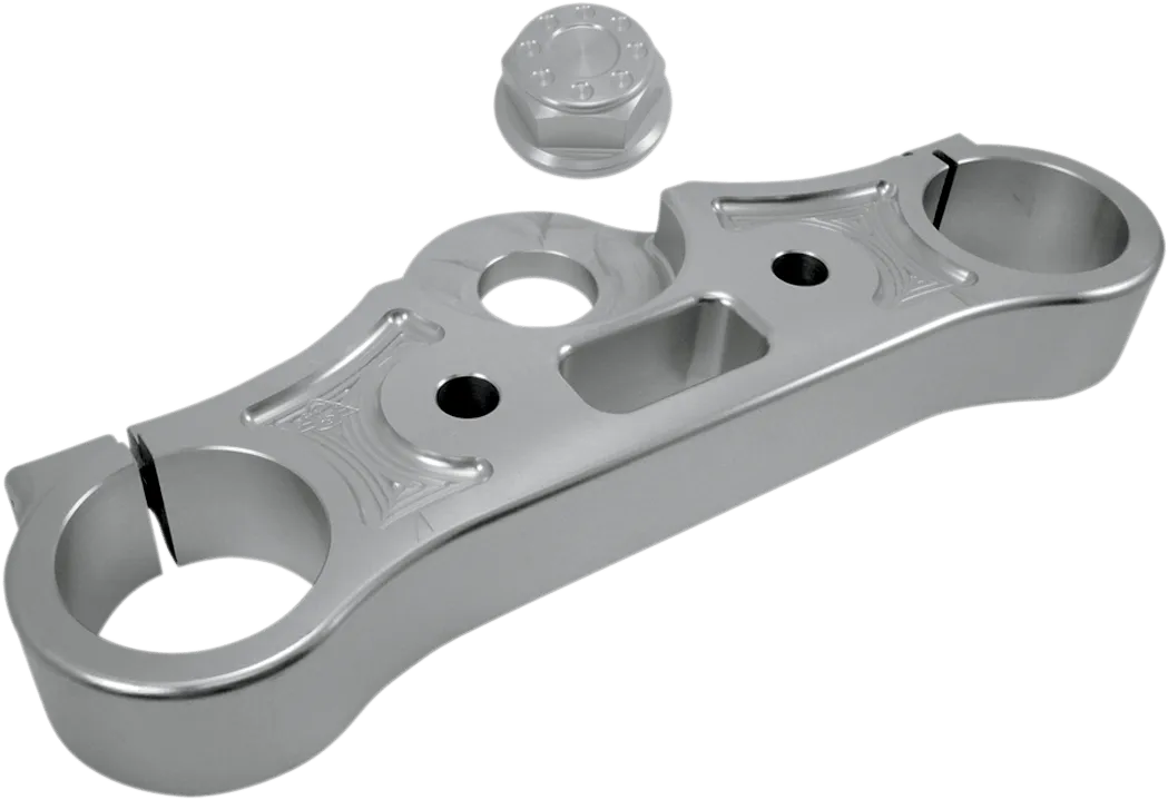 Joker Machine 10-330S Dyna Upper Triple Tree - Clear Anodized