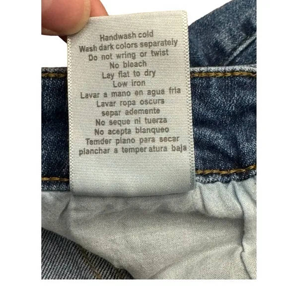 Judy Blue Capri Fit Distressed Blue Denim Jean Stretch JB78100 Women’s Size 27