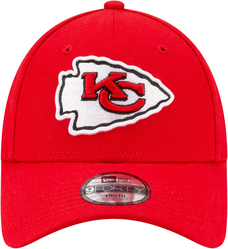 Kansas City Chiefs New Era 9Forty The League Adjustable YOUTH