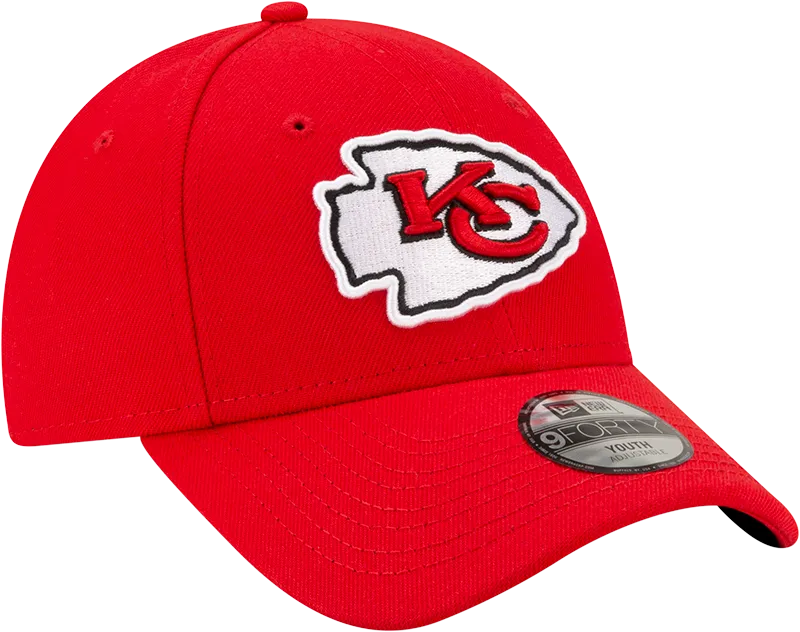Kansas City Chiefs New Era 9Forty The League Adjustable YOUTH