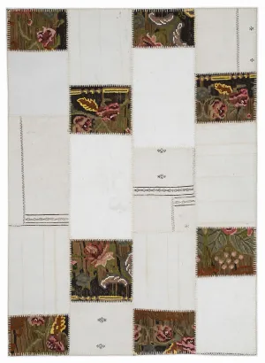 Karabakh Kilim Patchwork Unique Rug 5'3'' x 7'7'' ft 160 x 230 cm