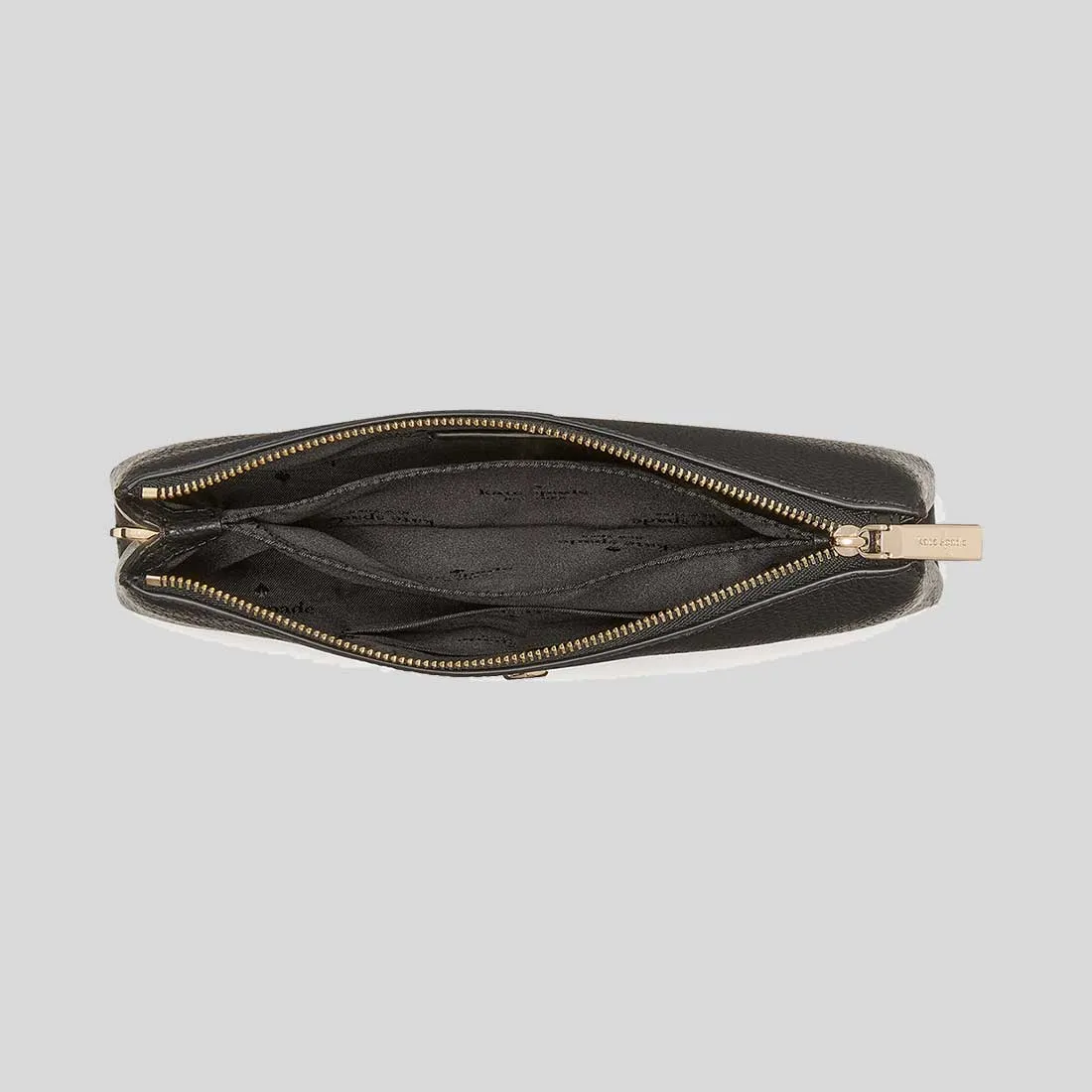 KATE SPADE Emma Pebbled Leather Mini Crossbody Bag Black RB-KK257