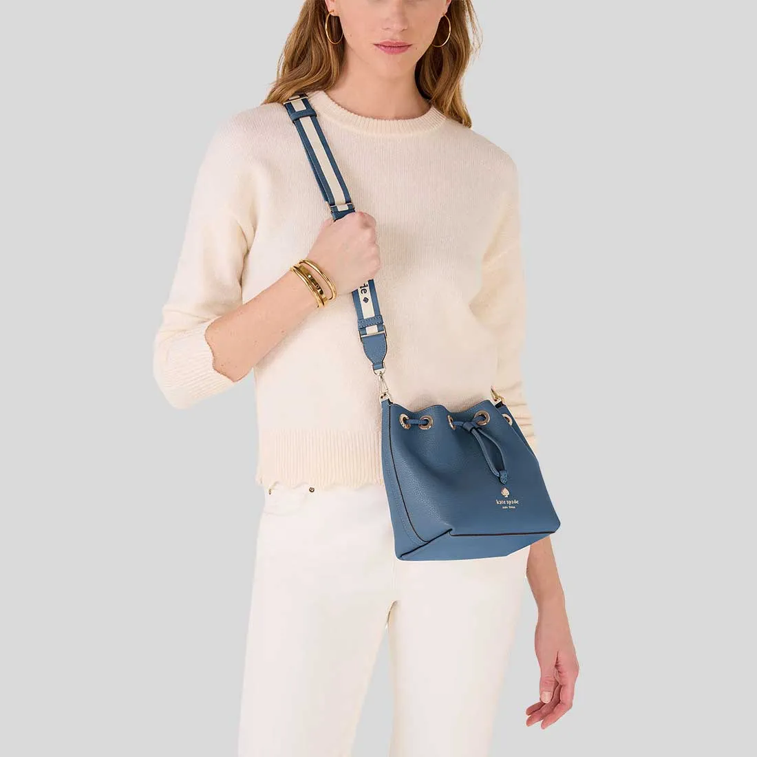 KATE SPADE Emma Small Bucket Bag Bluestone RB-KK071