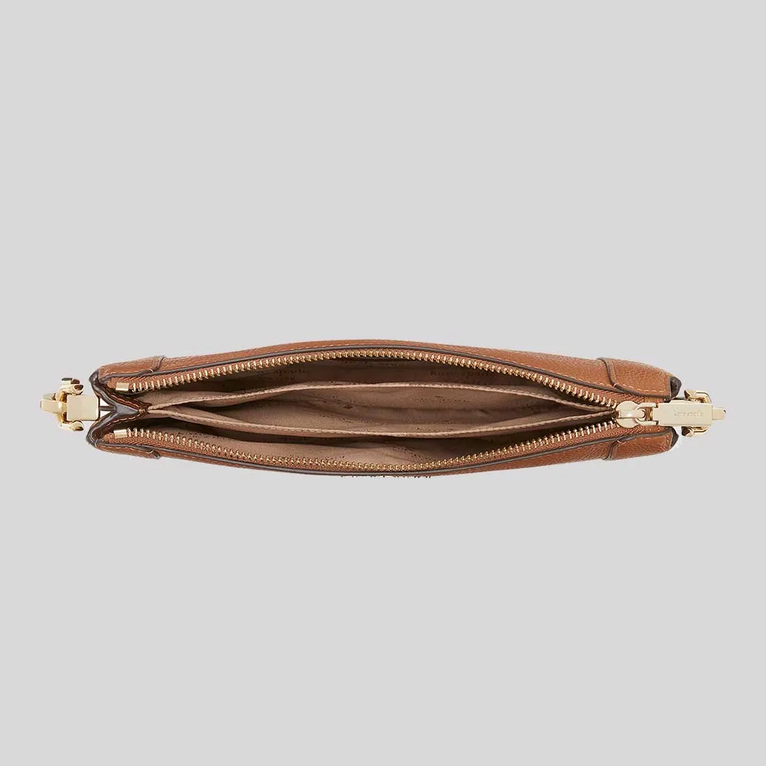 KATE SPADE Lena Double Compartment Crossbody Bag Warm Gingerbread RB-KH430