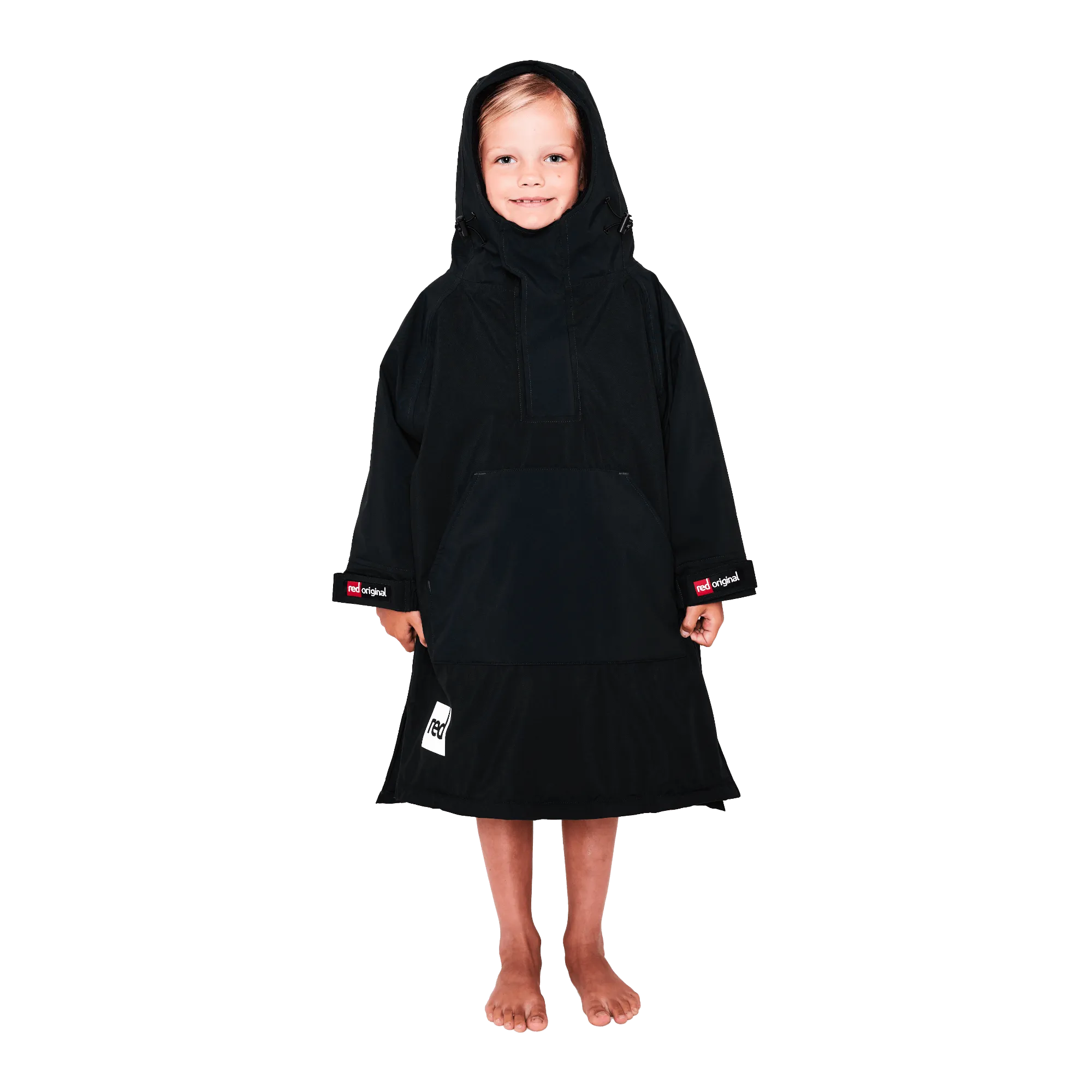 Kids Dry Poncho - Black