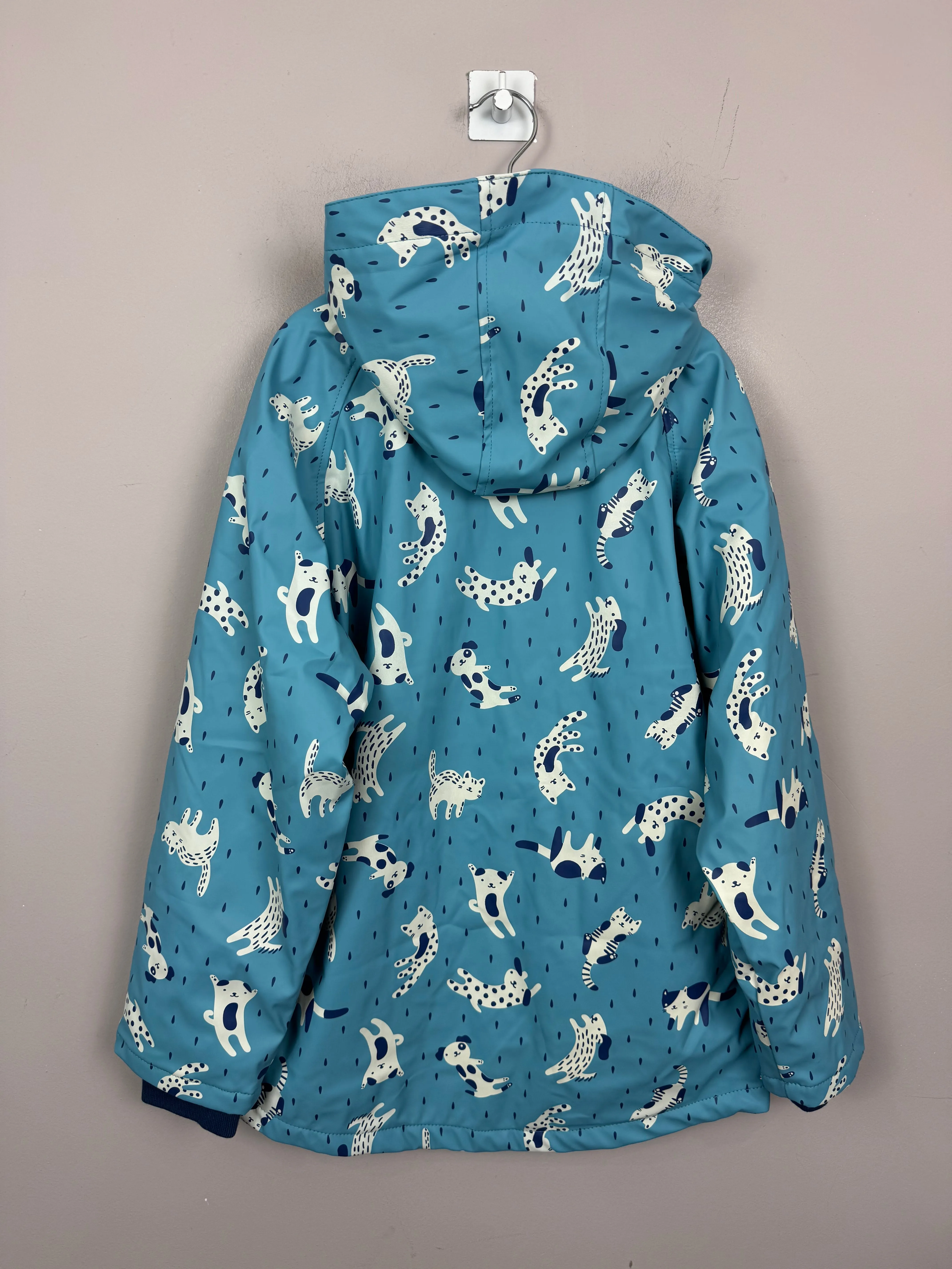 Kite Raining Cats & Dogs Splash Coat 10-11y BNWT