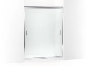KOHLER K-702218-6L Fluence 54-5/8" - 59-5/8" W x 75-23/32" H sliding shower door with 1/4" thick Crystal Clear glass