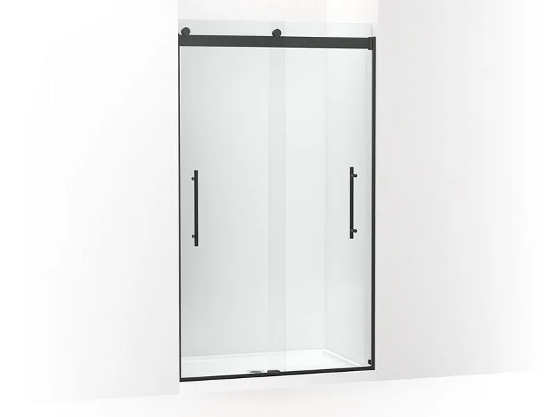 KOHLER K-702427-L Levity Plus Frameless sliding shower door, 81-5/8" H x 44-5/8 - 47-5/8" W, with 3/8"-thick Crystal Clear glass