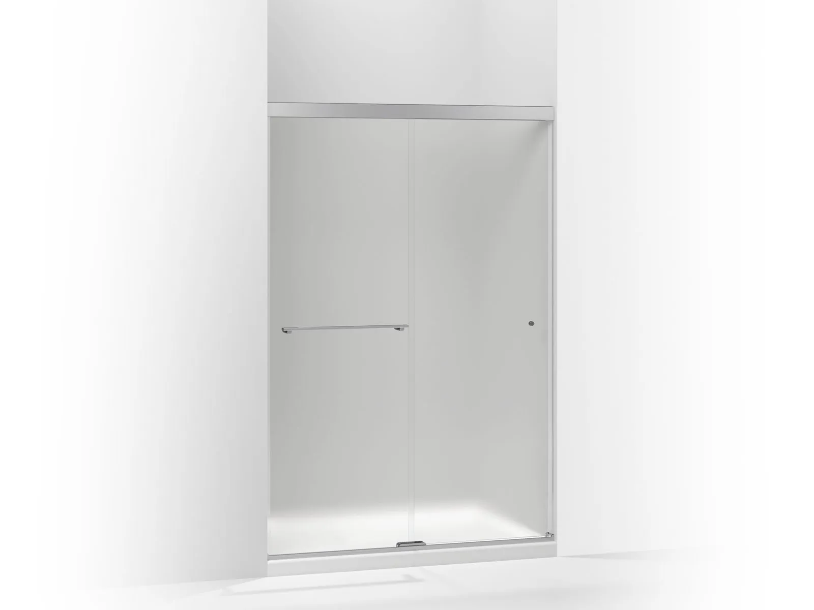 KOHLER K-707100-D3 Revel Sliding shower door, 70" H x 44-5/8 - 47-5/8" W, with 1/4" thick Frosted glass