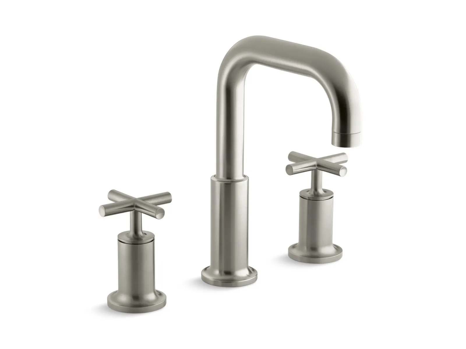 KOHLER K-T14428-3 Purist Deck-mount bath faucet trim with Cross handles
