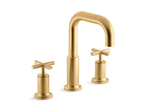 KOHLER K-T14428-3 Purist Deck-mount bath faucet trim with Cross handles