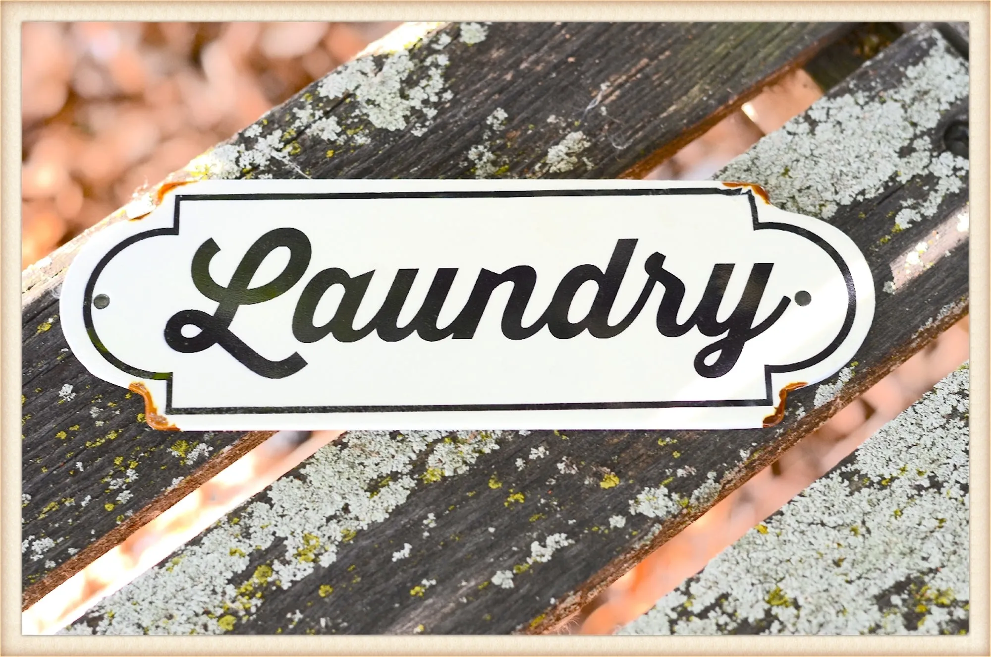 Laundry Plaque