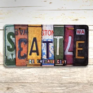 License Metal Sign