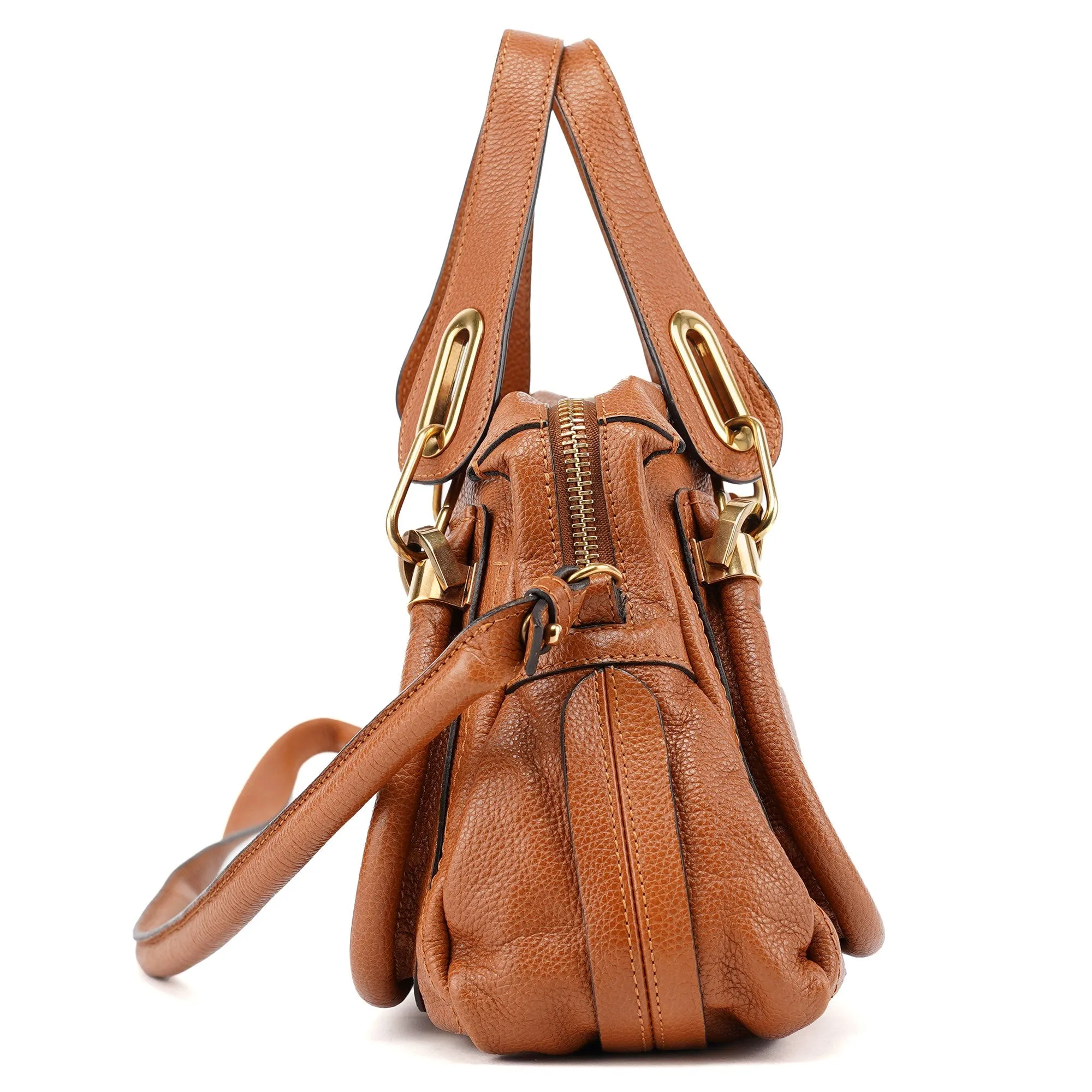Light Brown Leather Paraty 2-Way Shoulder Bag