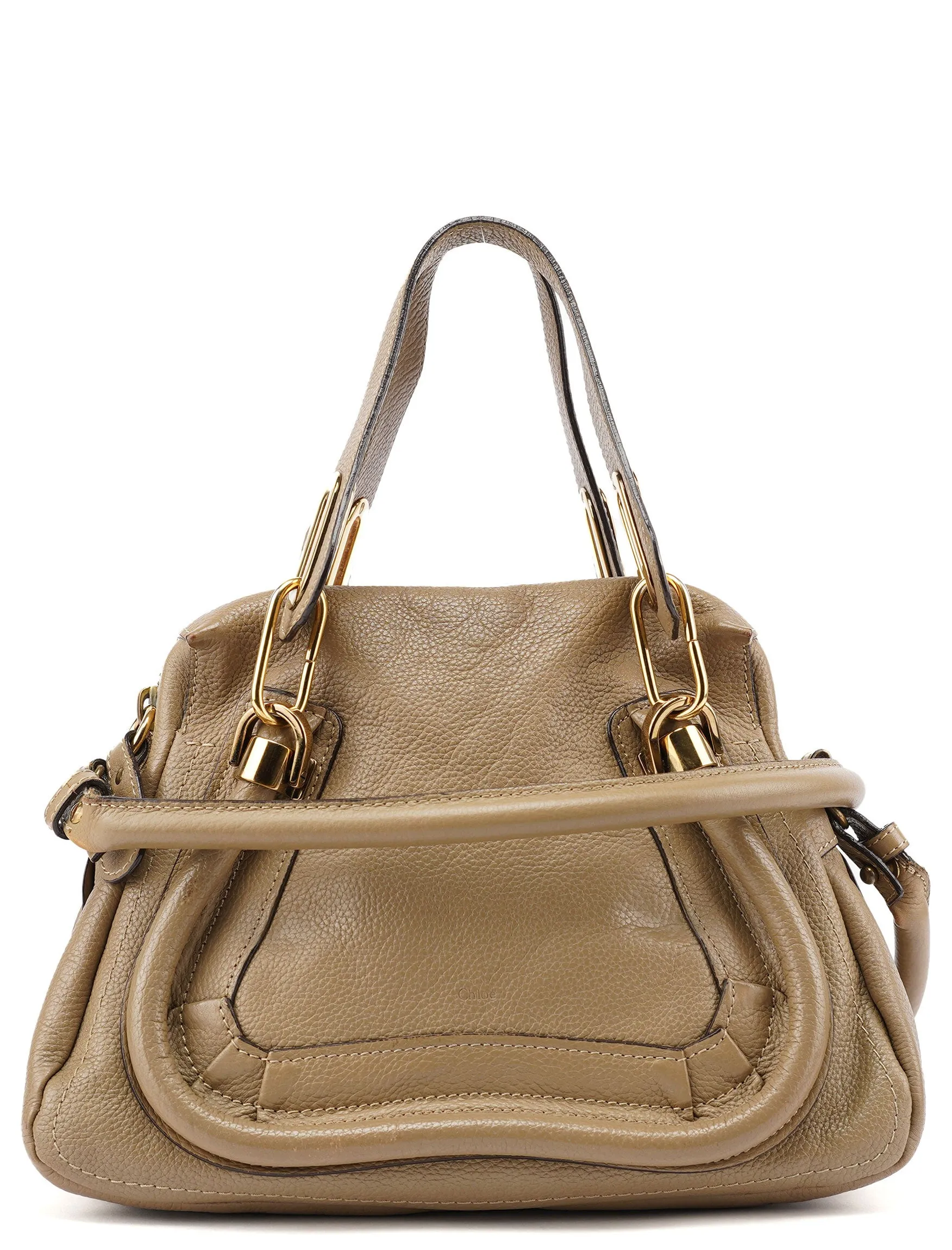 Light Brown Leather Paraty 2-Way Shoulder Bag