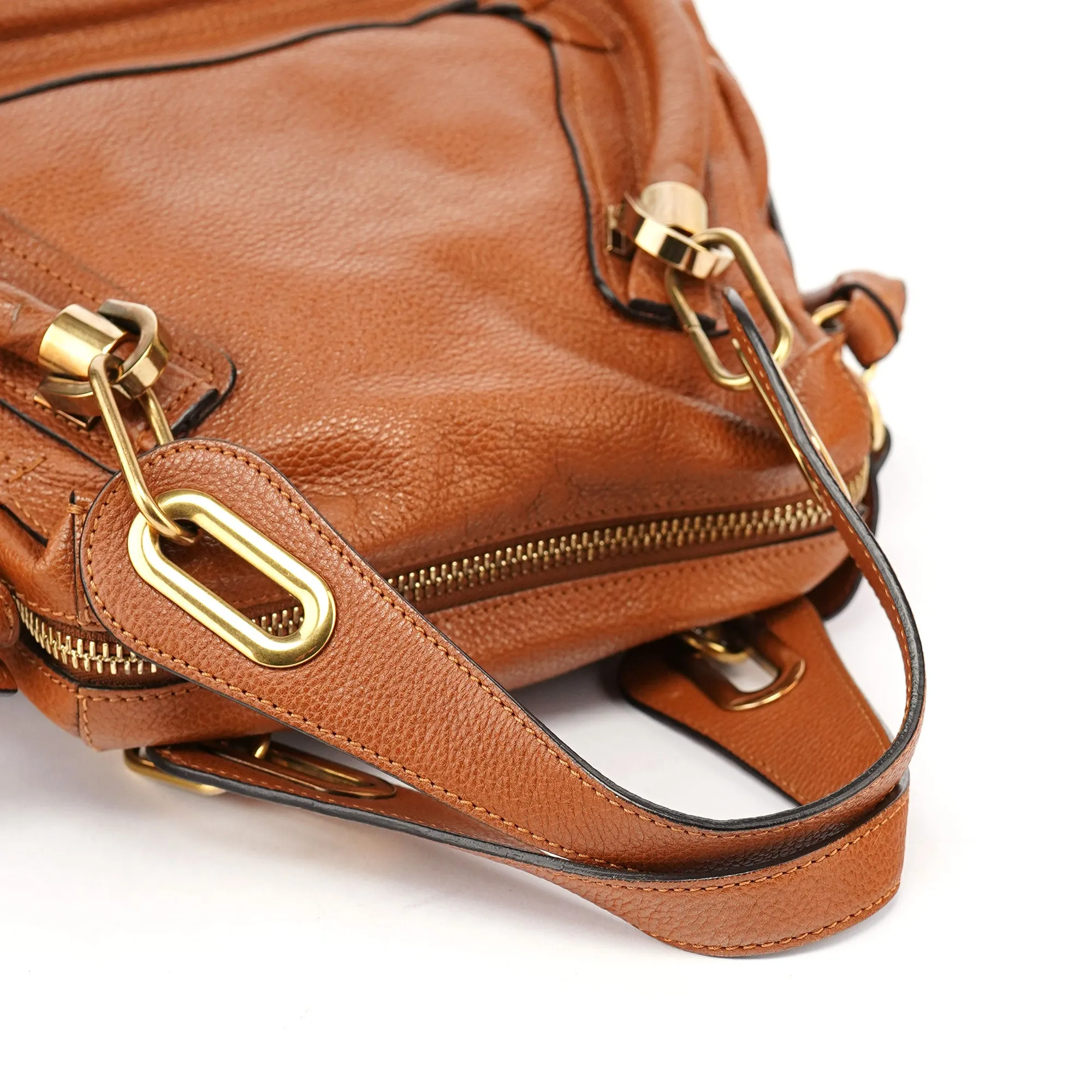 Light Brown Leather Paraty 2-Way Shoulder Bag