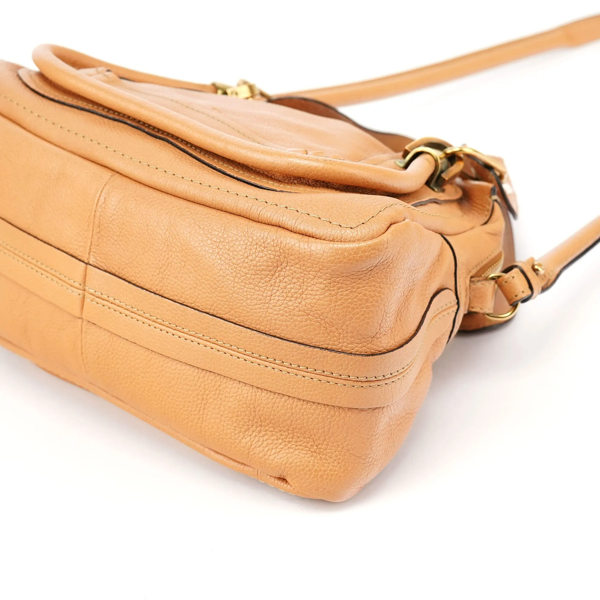 Light Brown Leather Paraty 2-Way Shoulder Bag