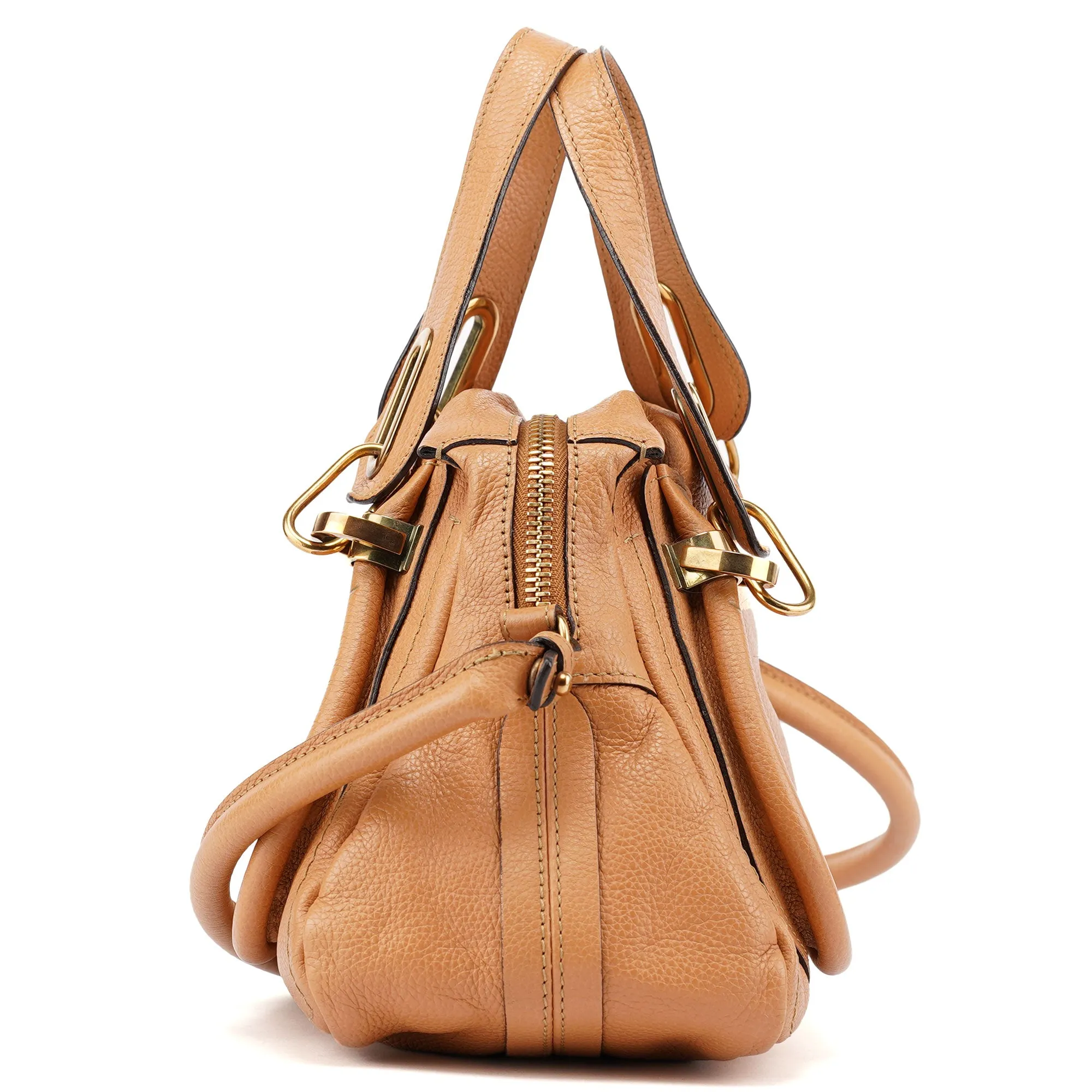 Light Brown Leather Paraty 2-Way Shoulder Bag