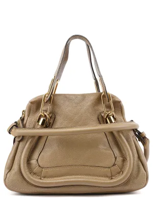 Light Brown Leather Paraty 2-Way Shoulder Bag