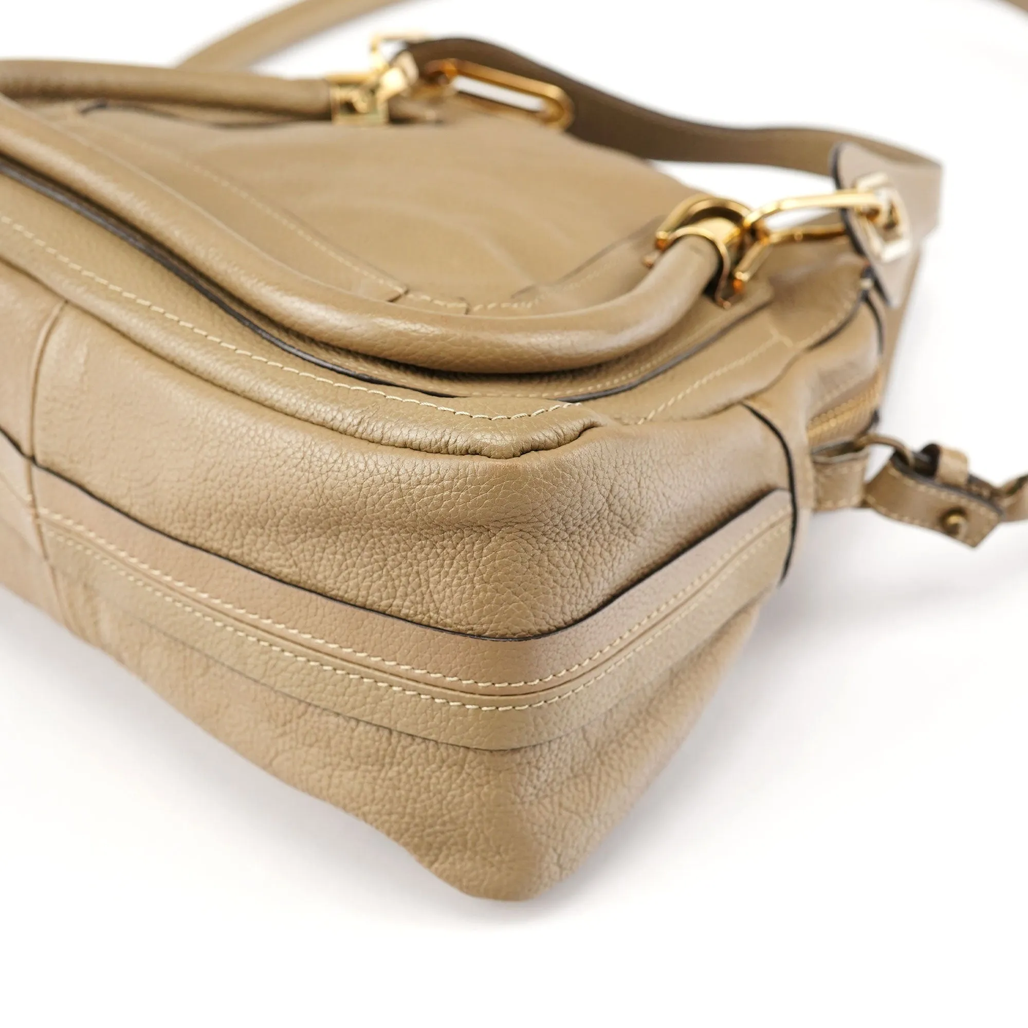 Light Brown Leather Paraty 2-Way Shoulder Bag