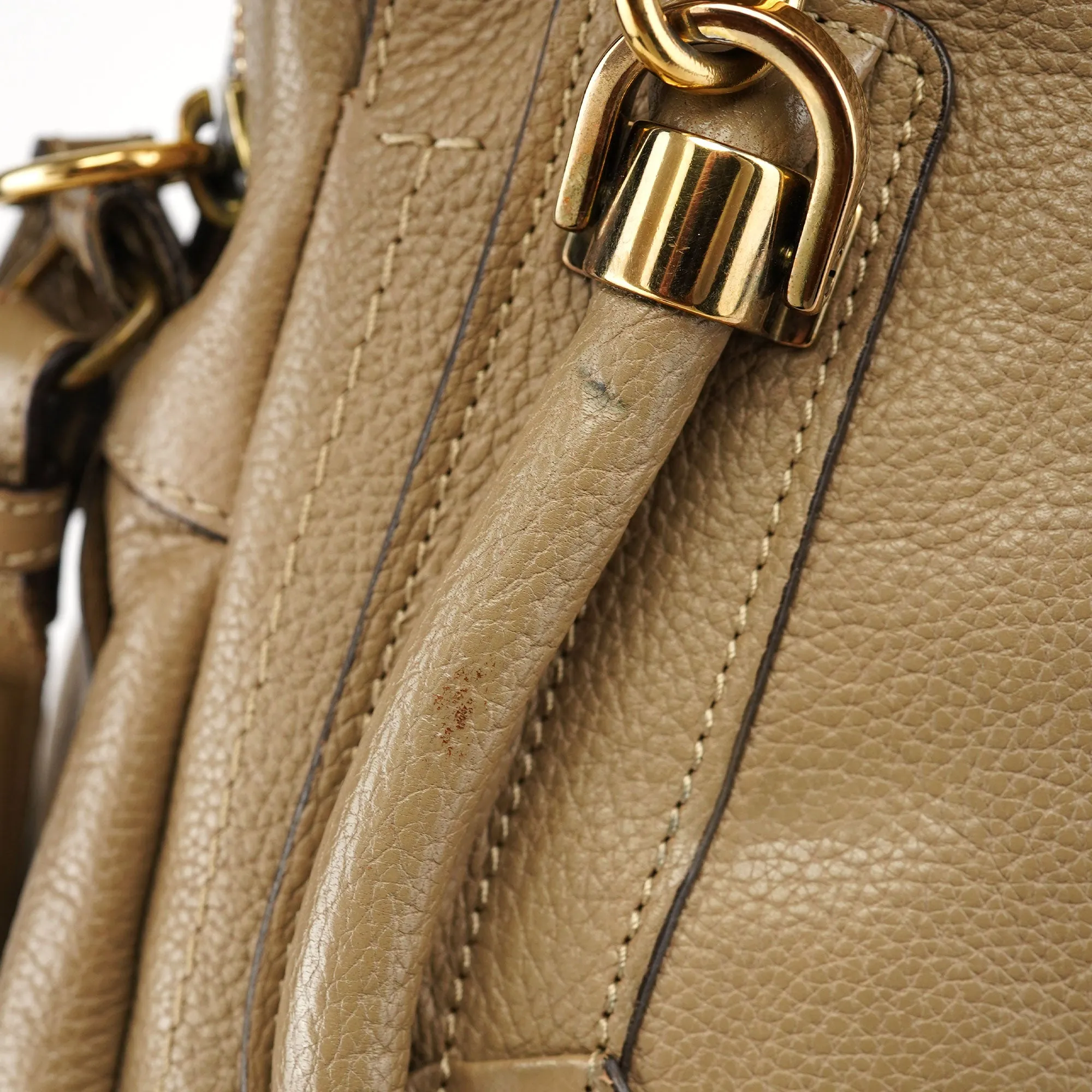 Light Brown Leather Paraty 2-Way Shoulder Bag