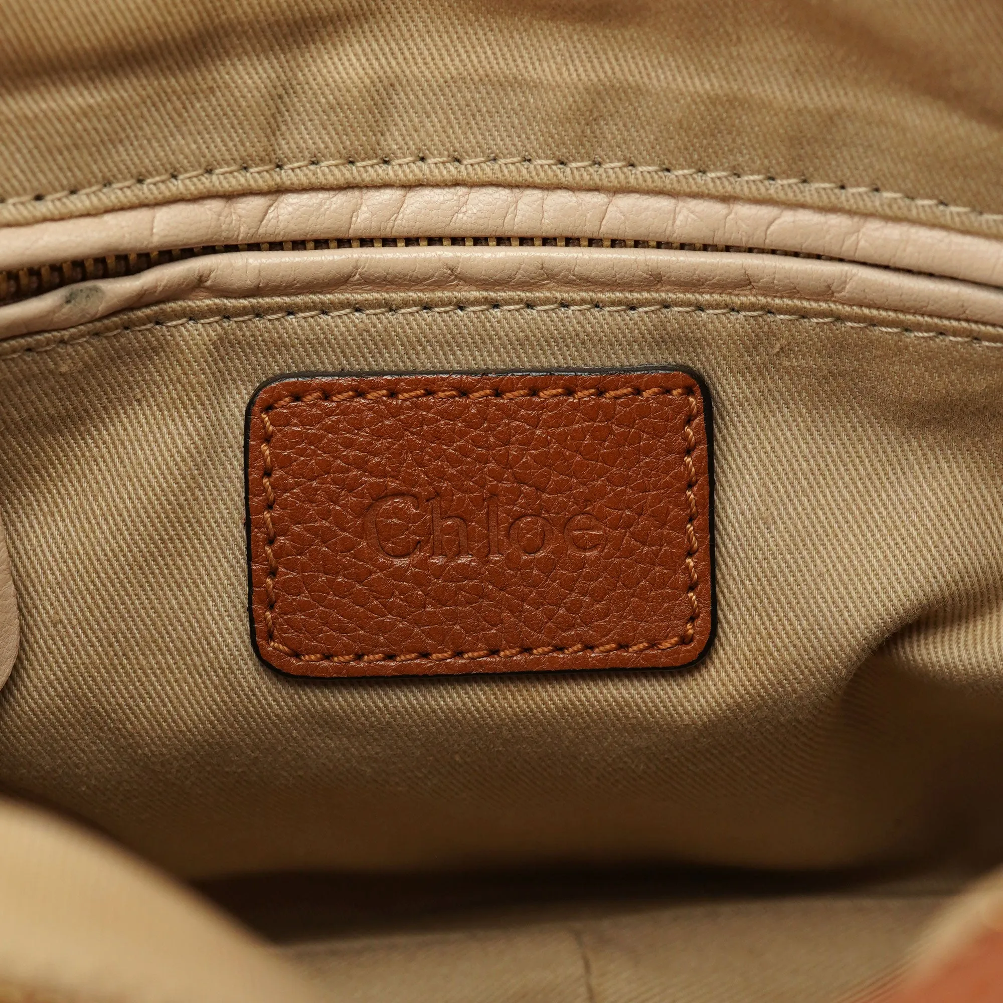 Light Brown Leather Paraty 2-Way Shoulder Bag