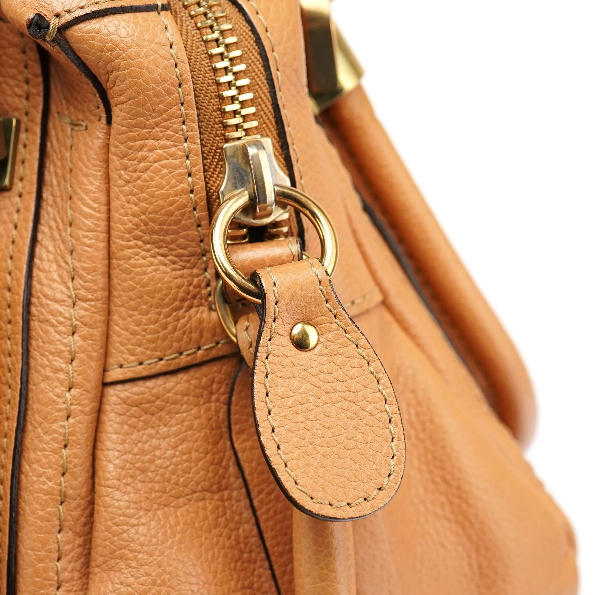 Light Brown Leather Paraty 2-Way Shoulder Bag