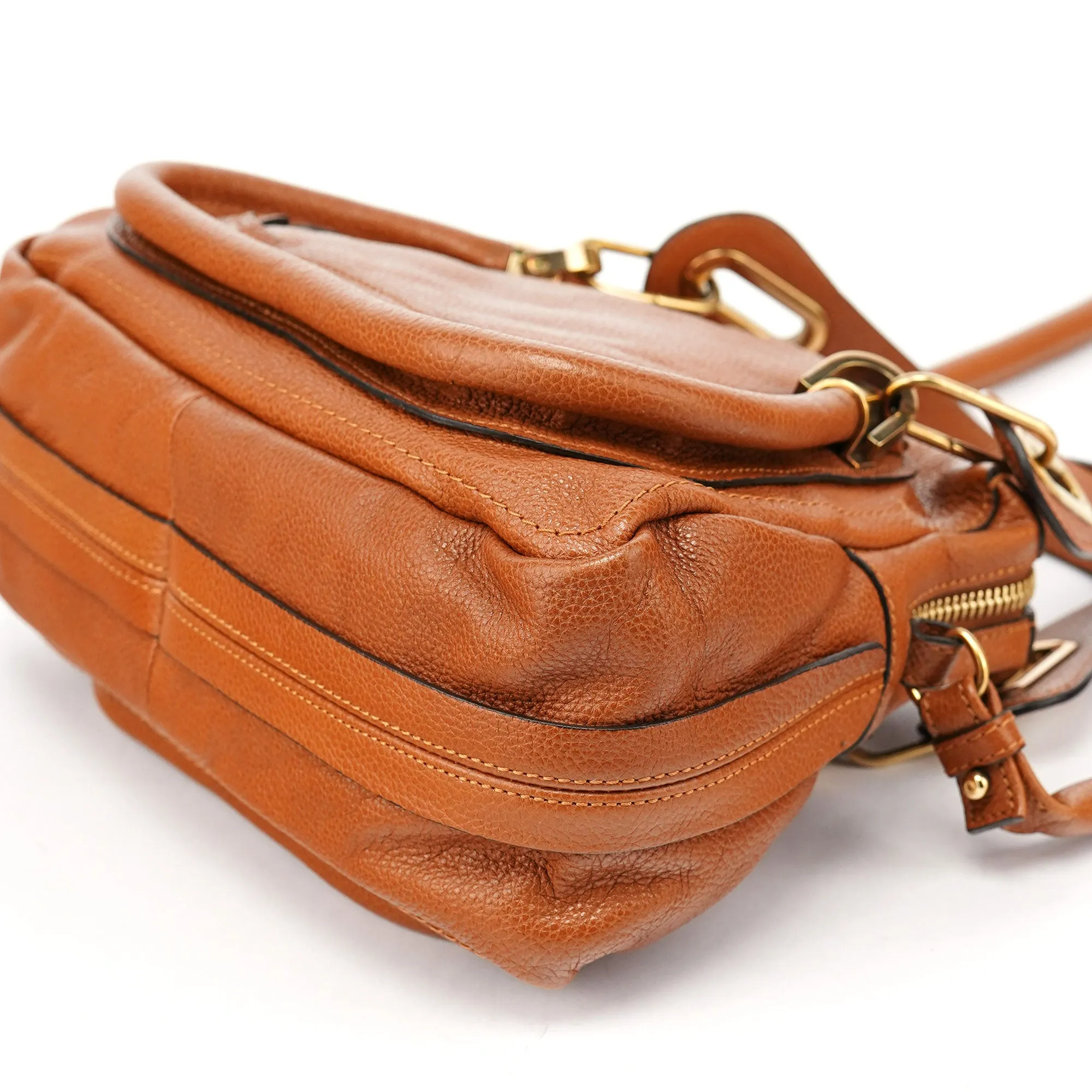 Light Brown Leather Paraty 2-Way Shoulder Bag