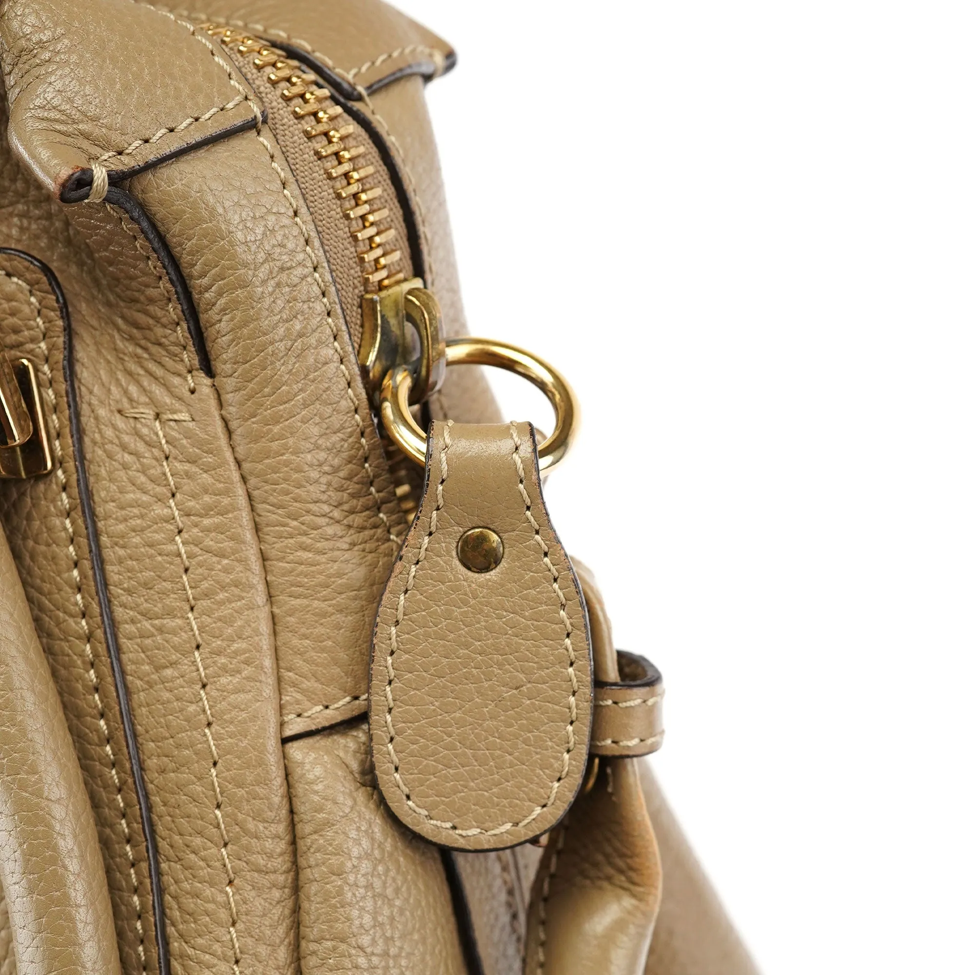Light Brown Leather Paraty 2-Way Shoulder Bag