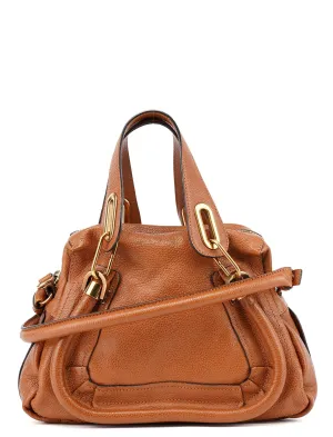 Light Brown Leather Paraty 2-Way Shoulder Bag
