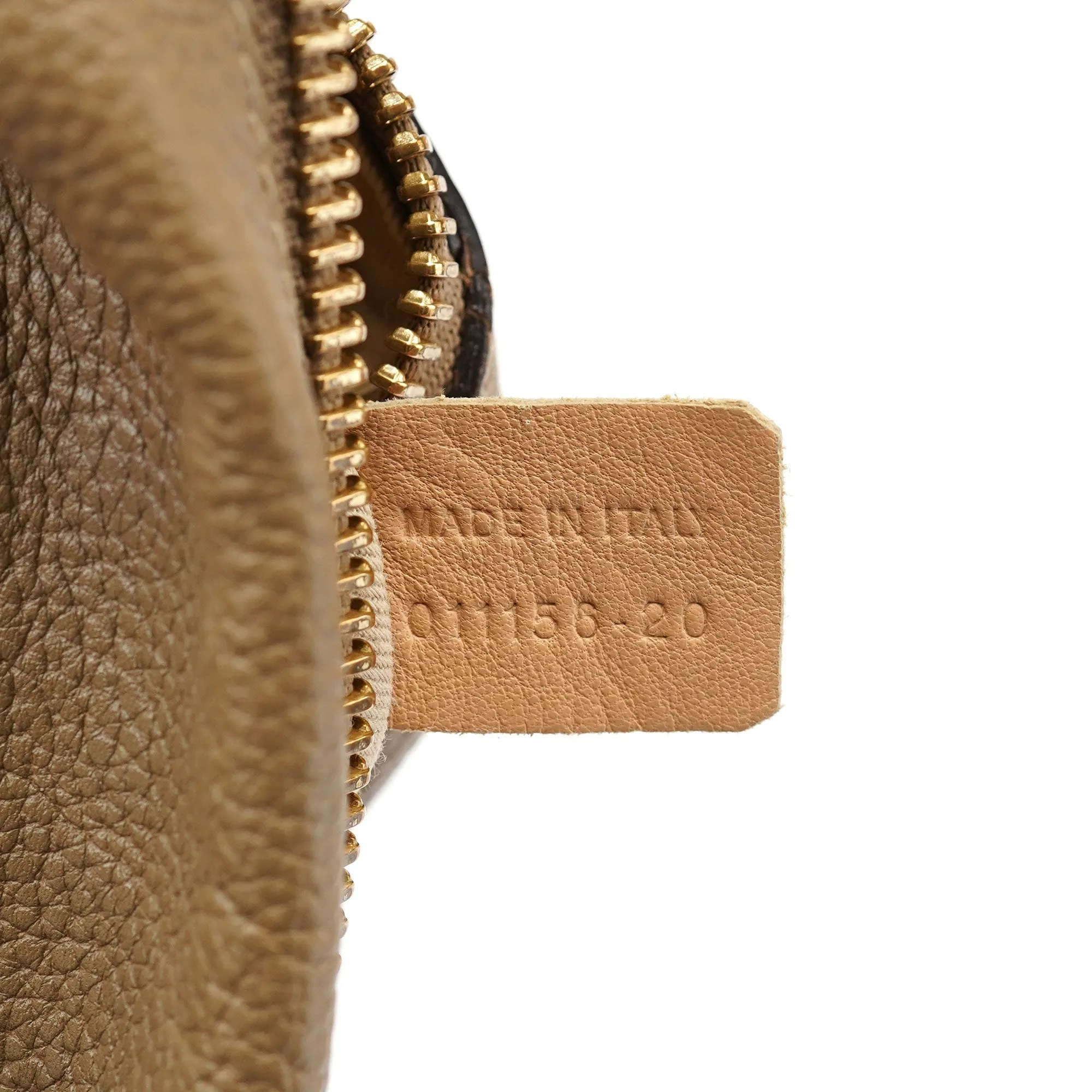 Light Brown Leather Paraty 2-Way Shoulder Bag