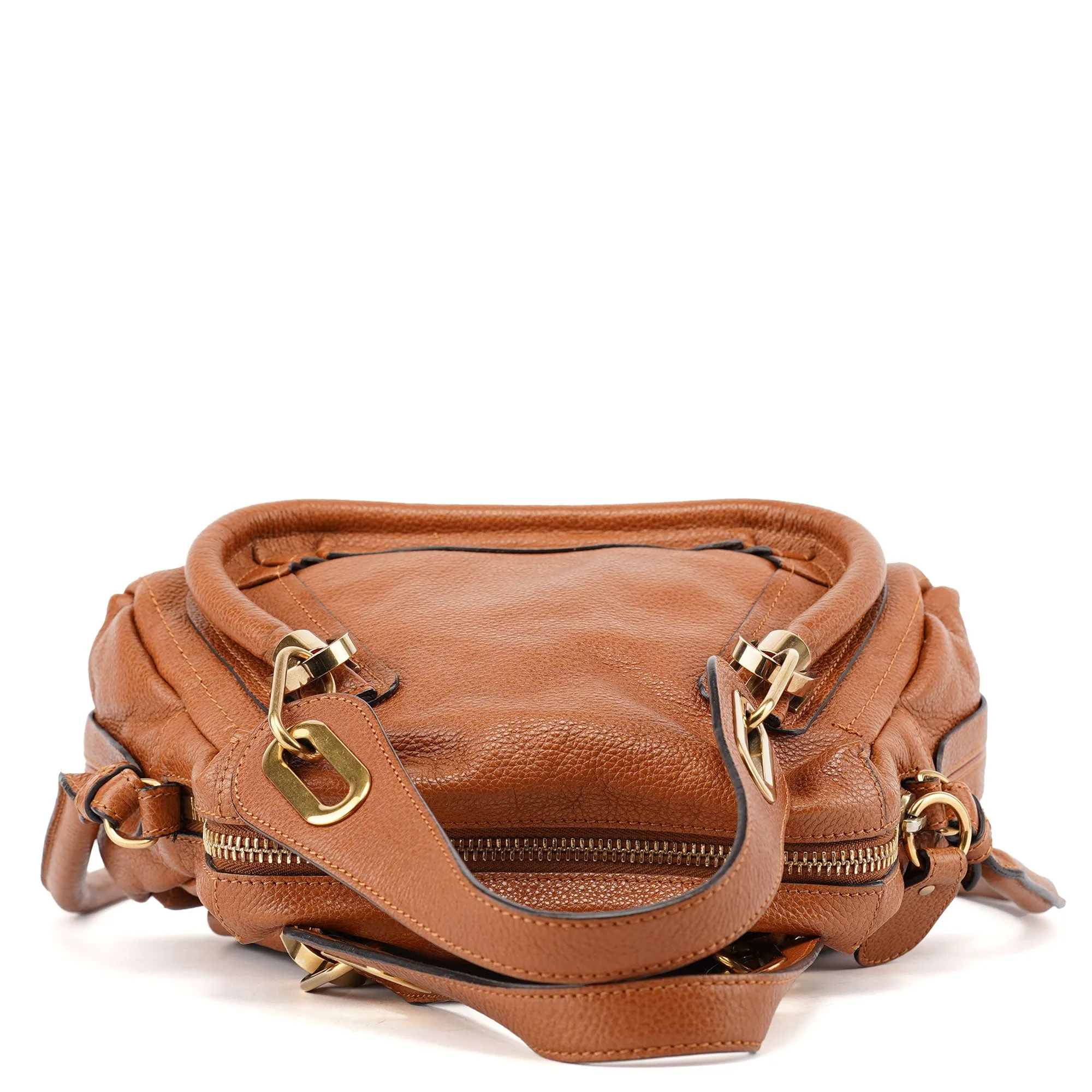 Light Brown Leather Paraty 2-Way Shoulder Bag