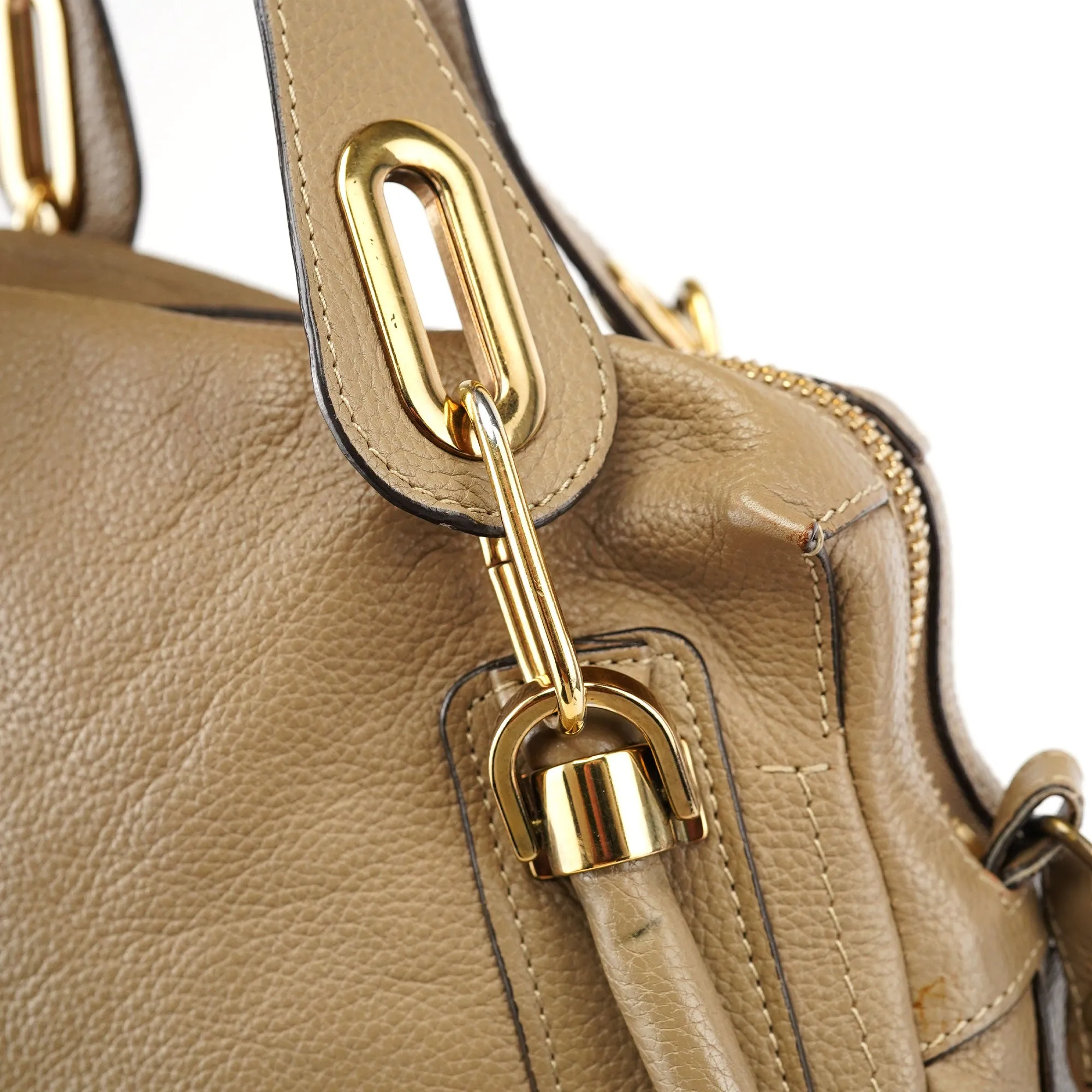 Light Brown Leather Paraty 2-Way Shoulder Bag