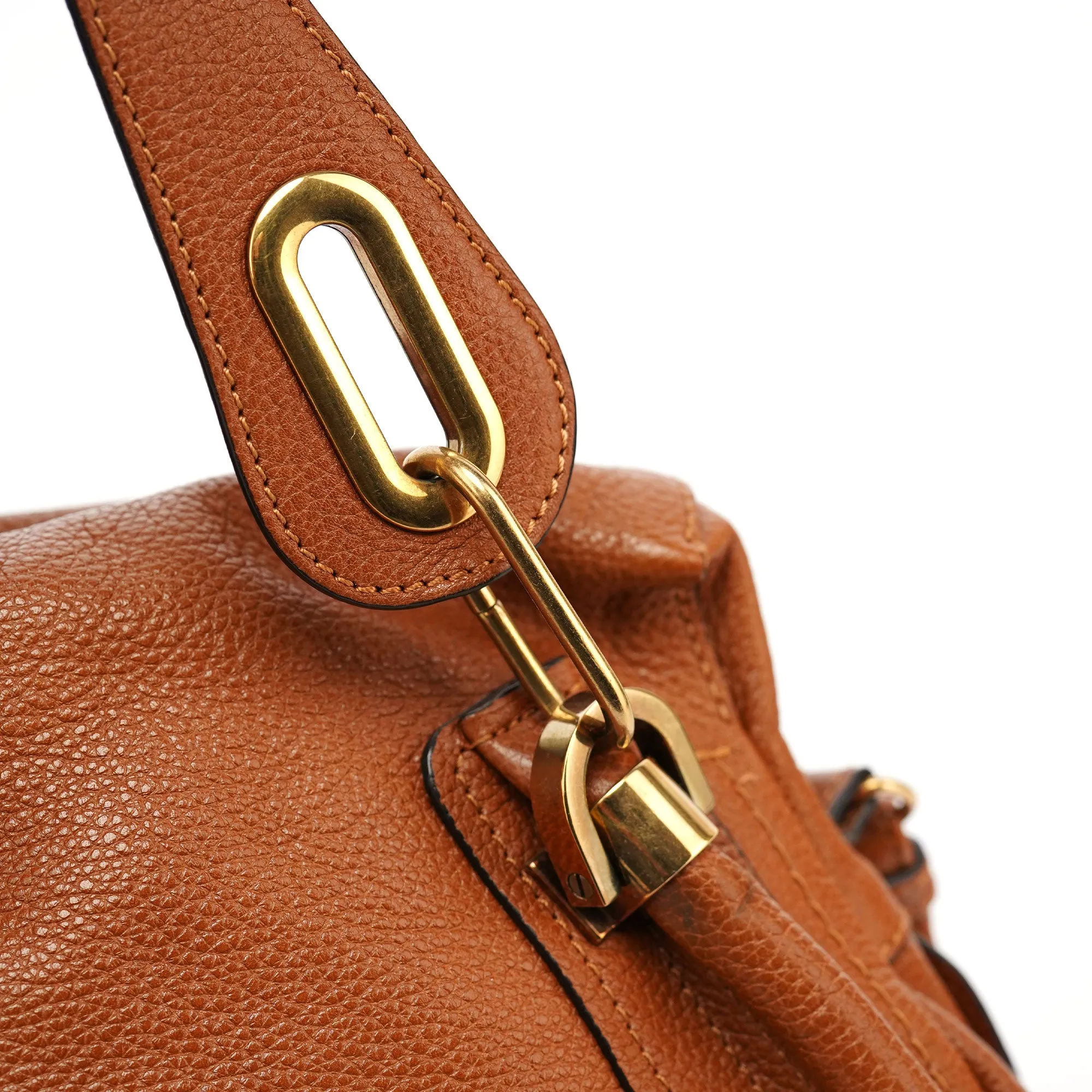 Light Brown Leather Paraty 2-Way Shoulder Bag