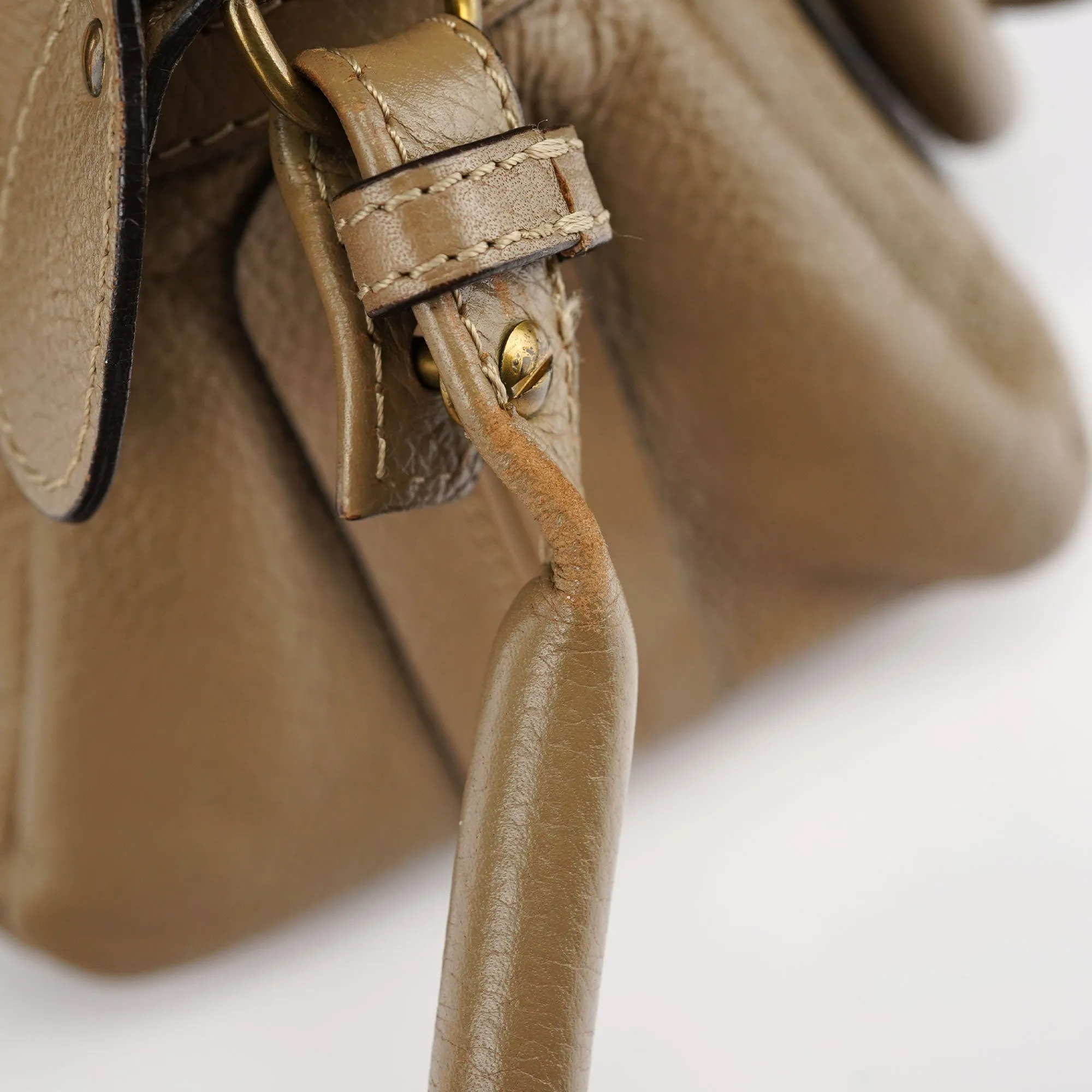 Light Brown Leather Paraty 2-Way Shoulder Bag