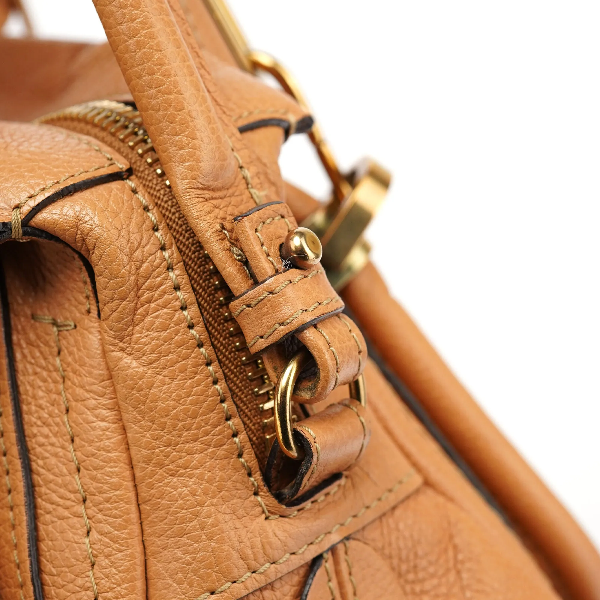 Light Brown Leather Paraty 2-Way Shoulder Bag