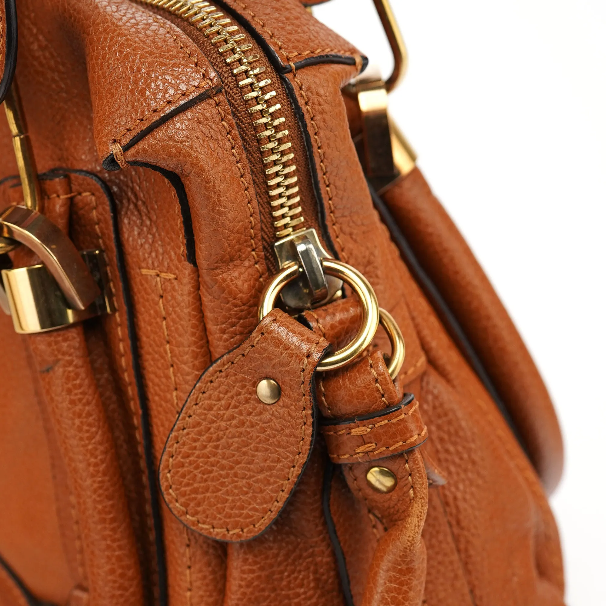 Light Brown Leather Paraty 2-Way Shoulder Bag