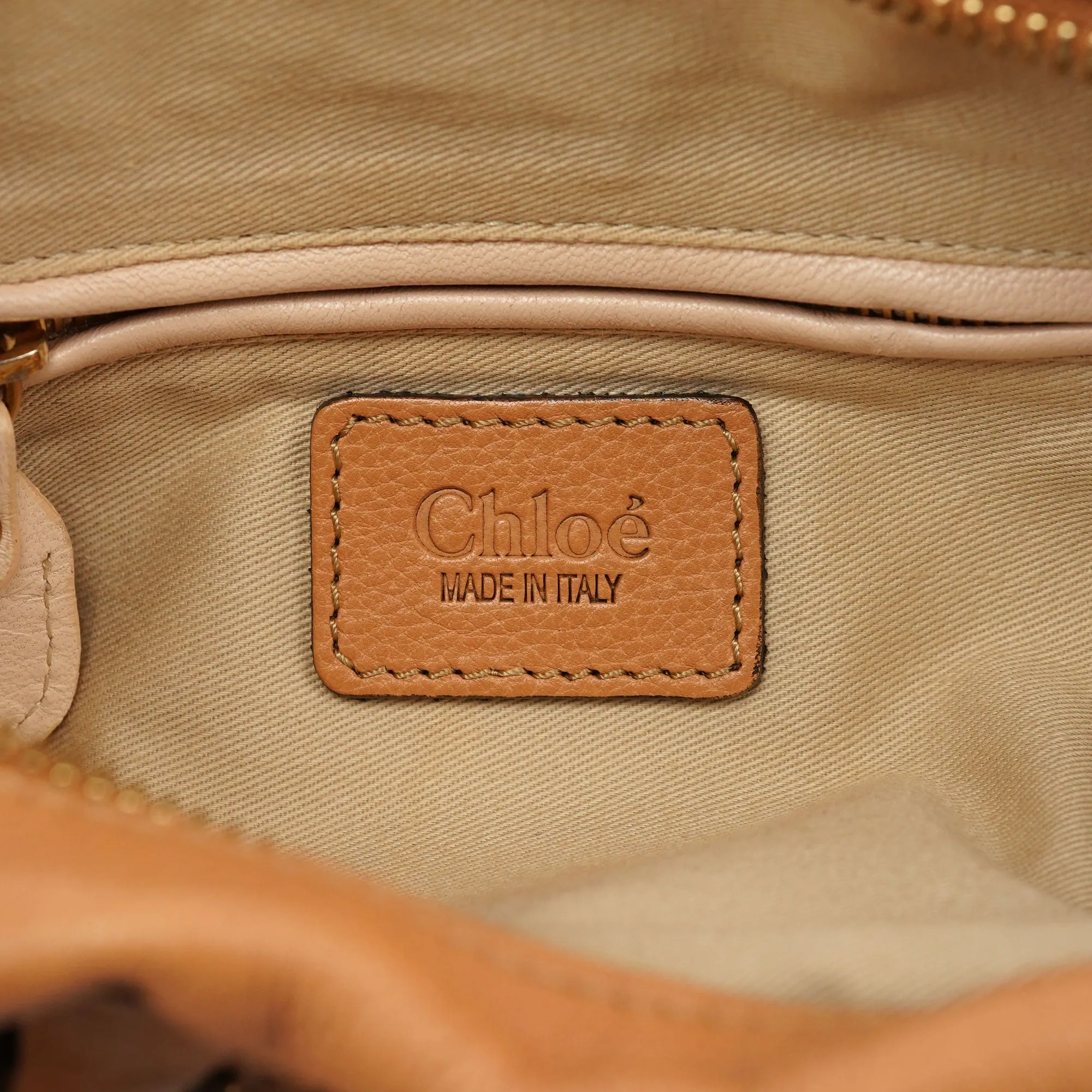 Light Brown Leather Paraty 2-Way Shoulder Bag