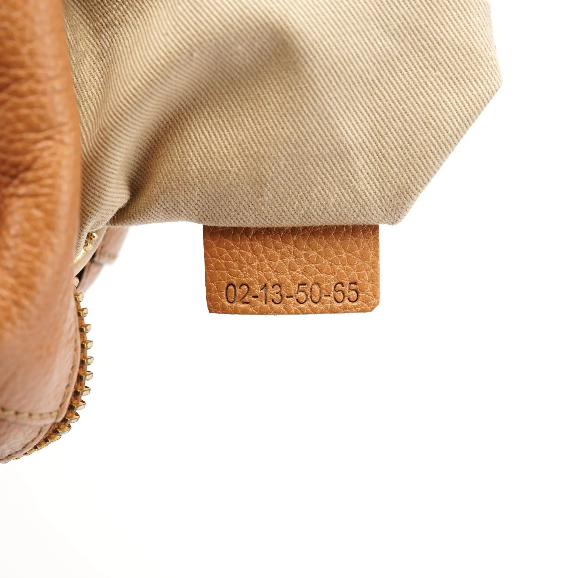 Light Brown Leather Paraty 2-Way Shoulder Bag
